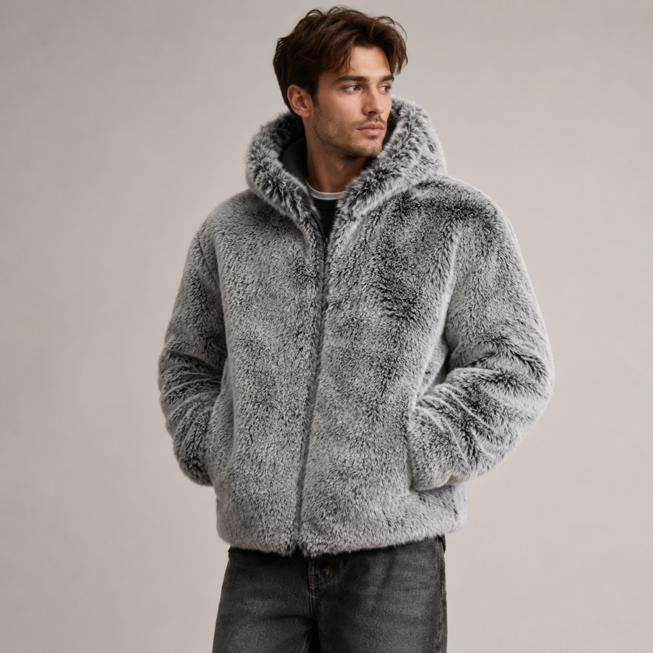Women Mink Faux Fur Long Coat | Thick Warm Winter Jacket | Suit Collar Plush Outerwear