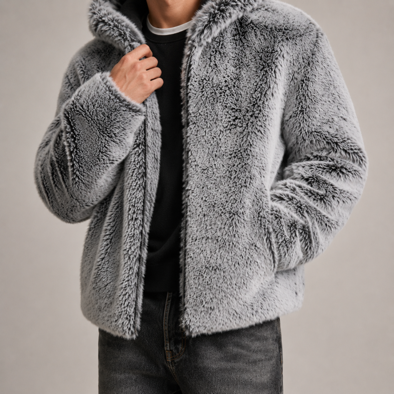 Women Mink Faux Fur Long Coat | Thick Warm Winter Jacket | Suit Collar Plush Outerwear - Image 3