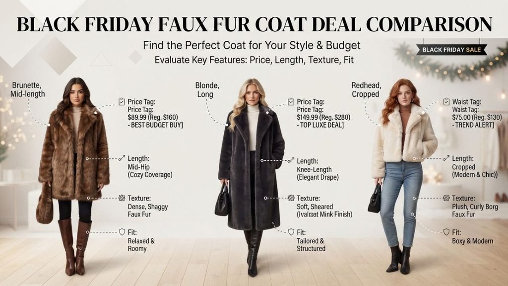 Black Friday Faux Fur Coat Deals