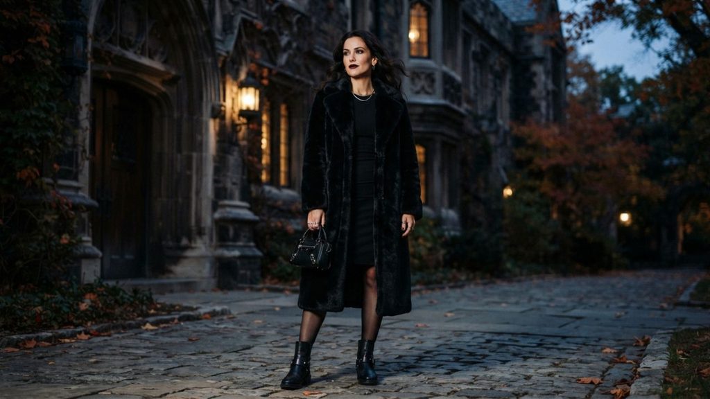 Faux Fur Coat for Halloween